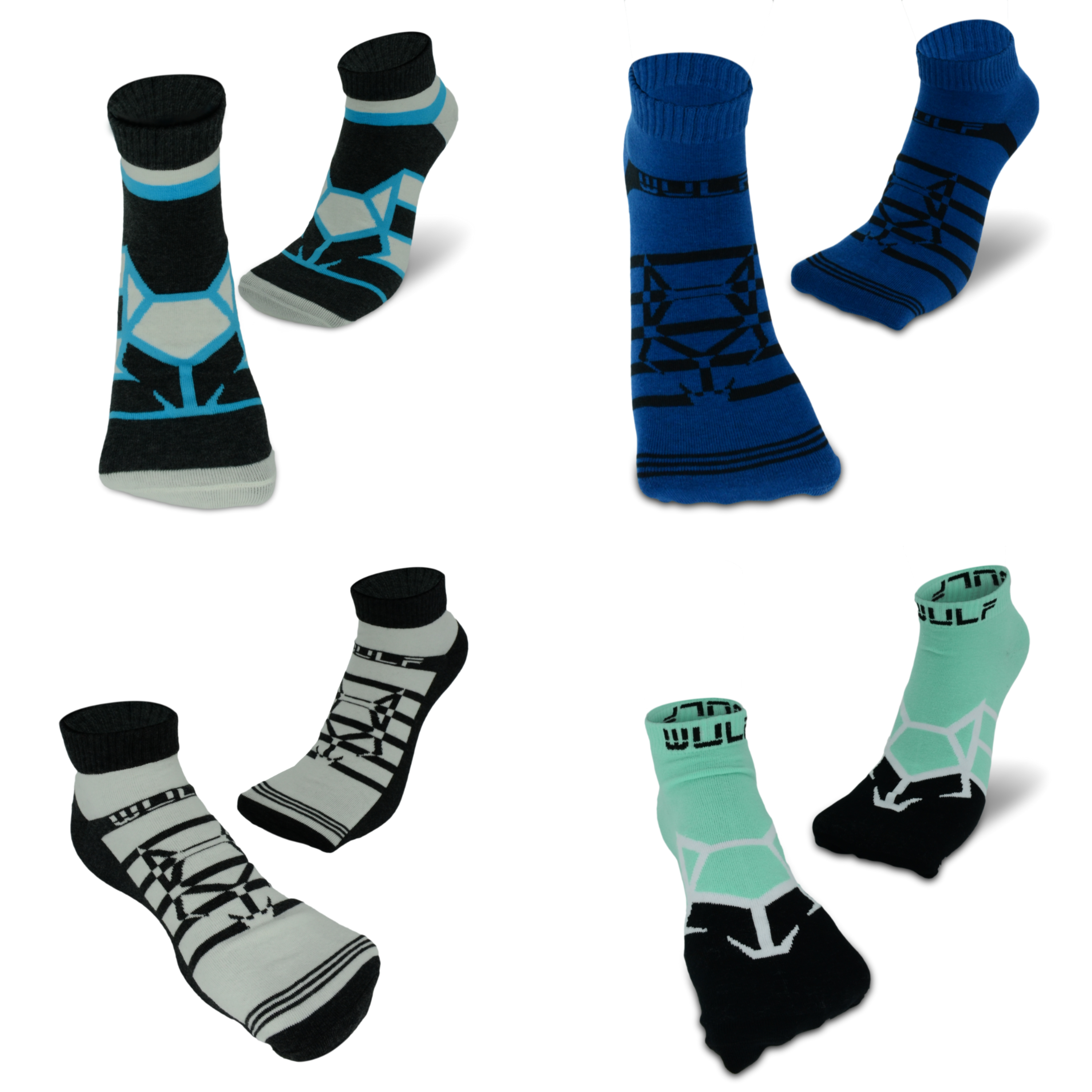 Mens Ankle Socks 4-Pack