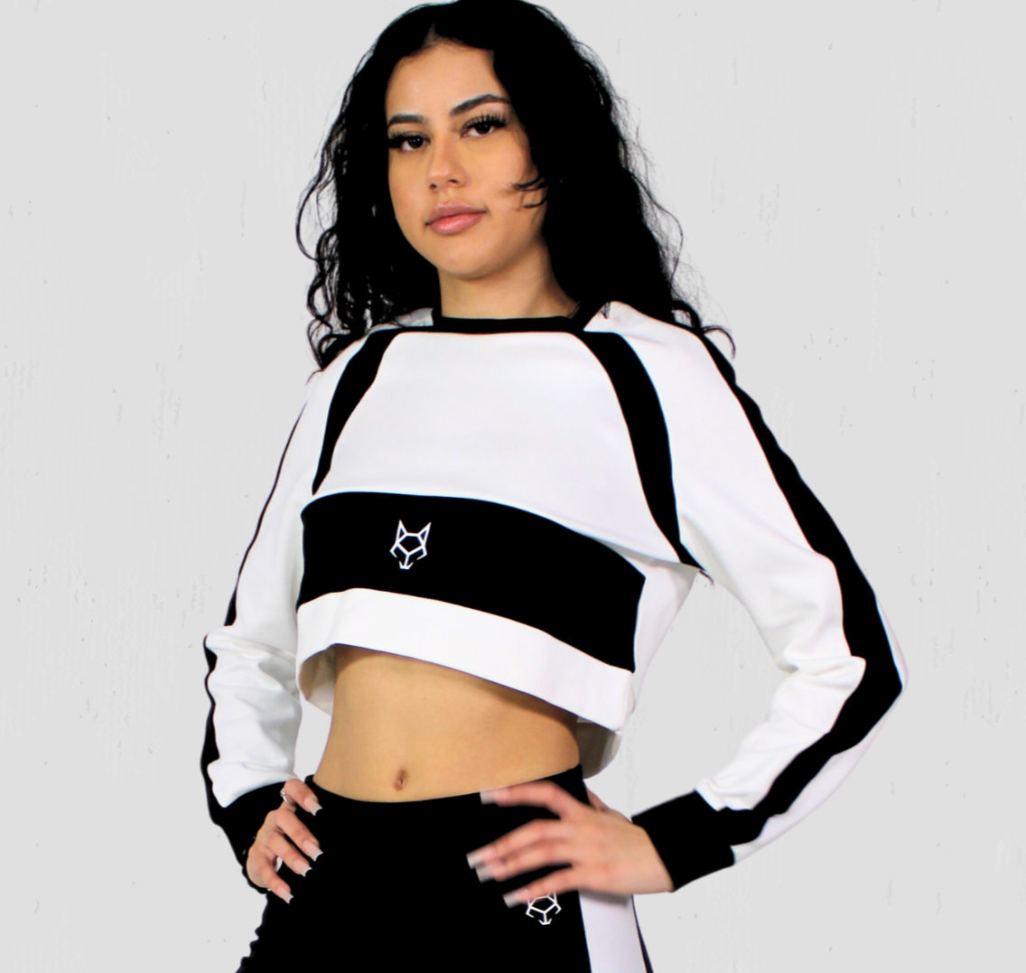Jiadi Wulf cropped sweater