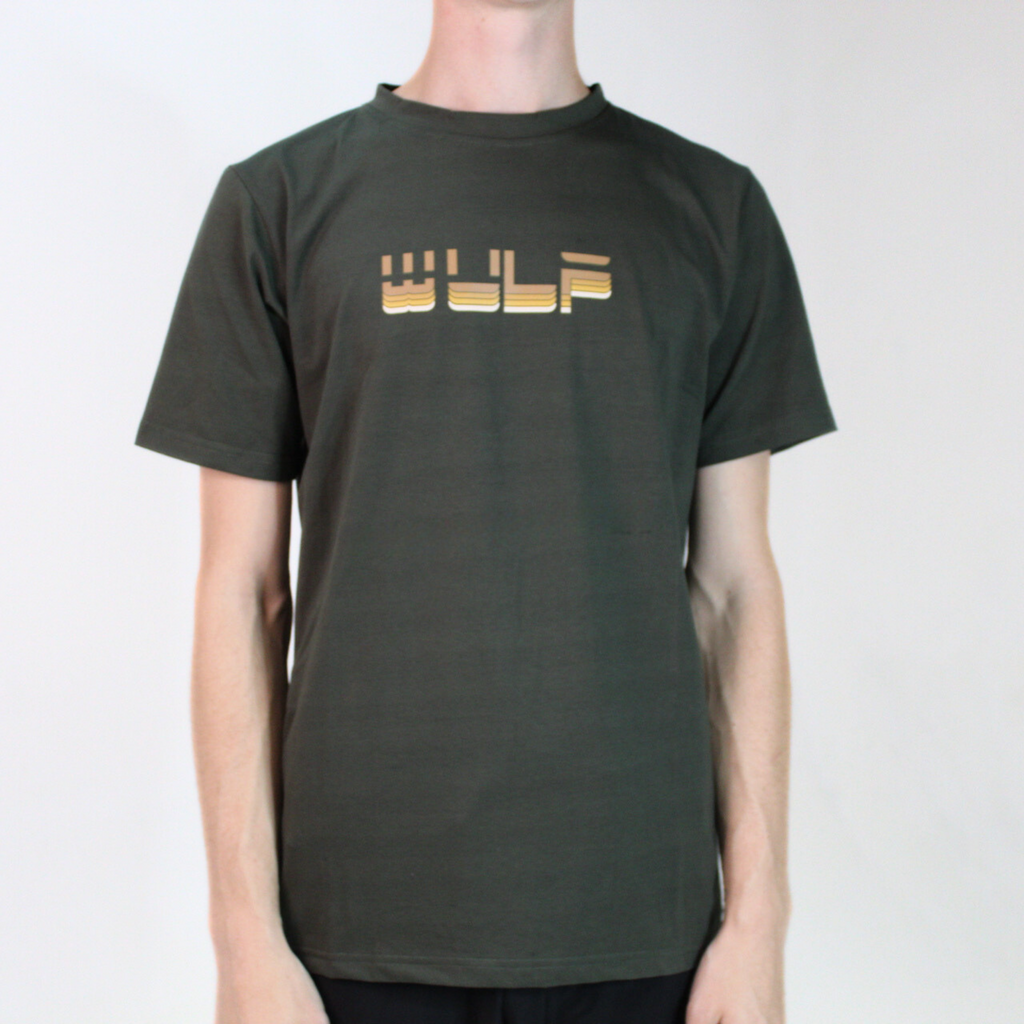 Tシャツ・カットソー WOOALONG Flor logo T-shirt LM779 MENSARMYGREENT-