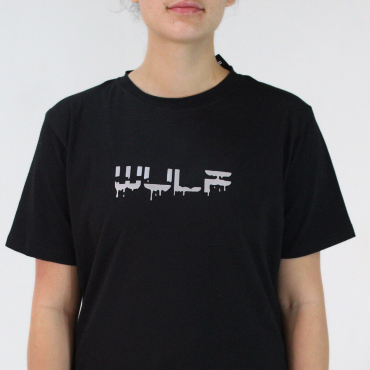 Black T-Shirt with Wulf Drip Logo Online