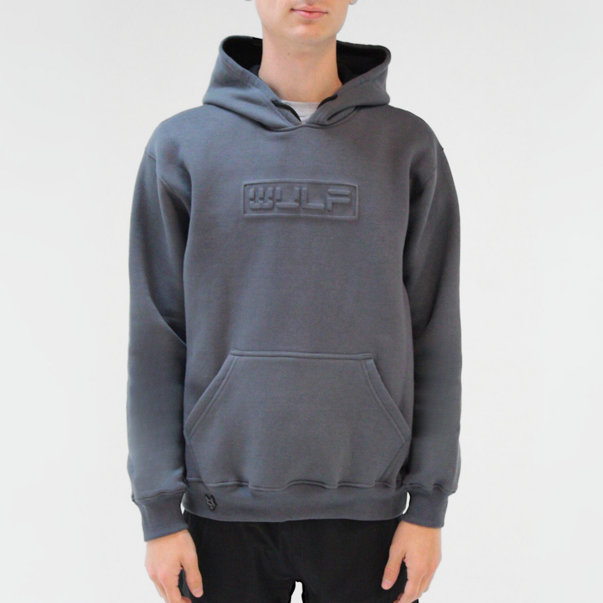 Men’s Kangaroo Pocket Hoodie Gray