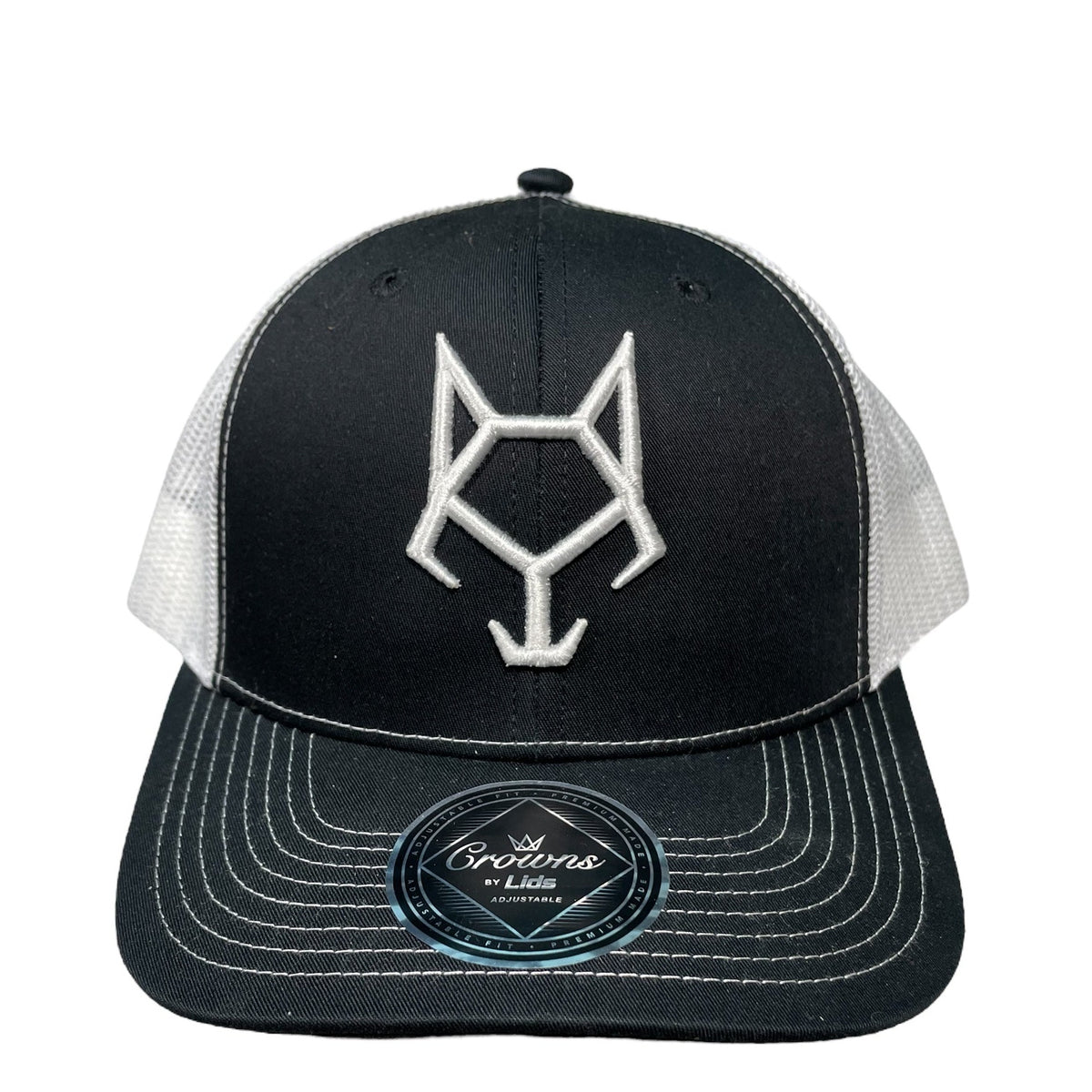 Black with White WULF Icon - Snapback