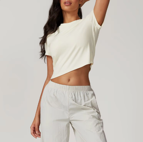 Flex & Flow Crop Gym T-shirt