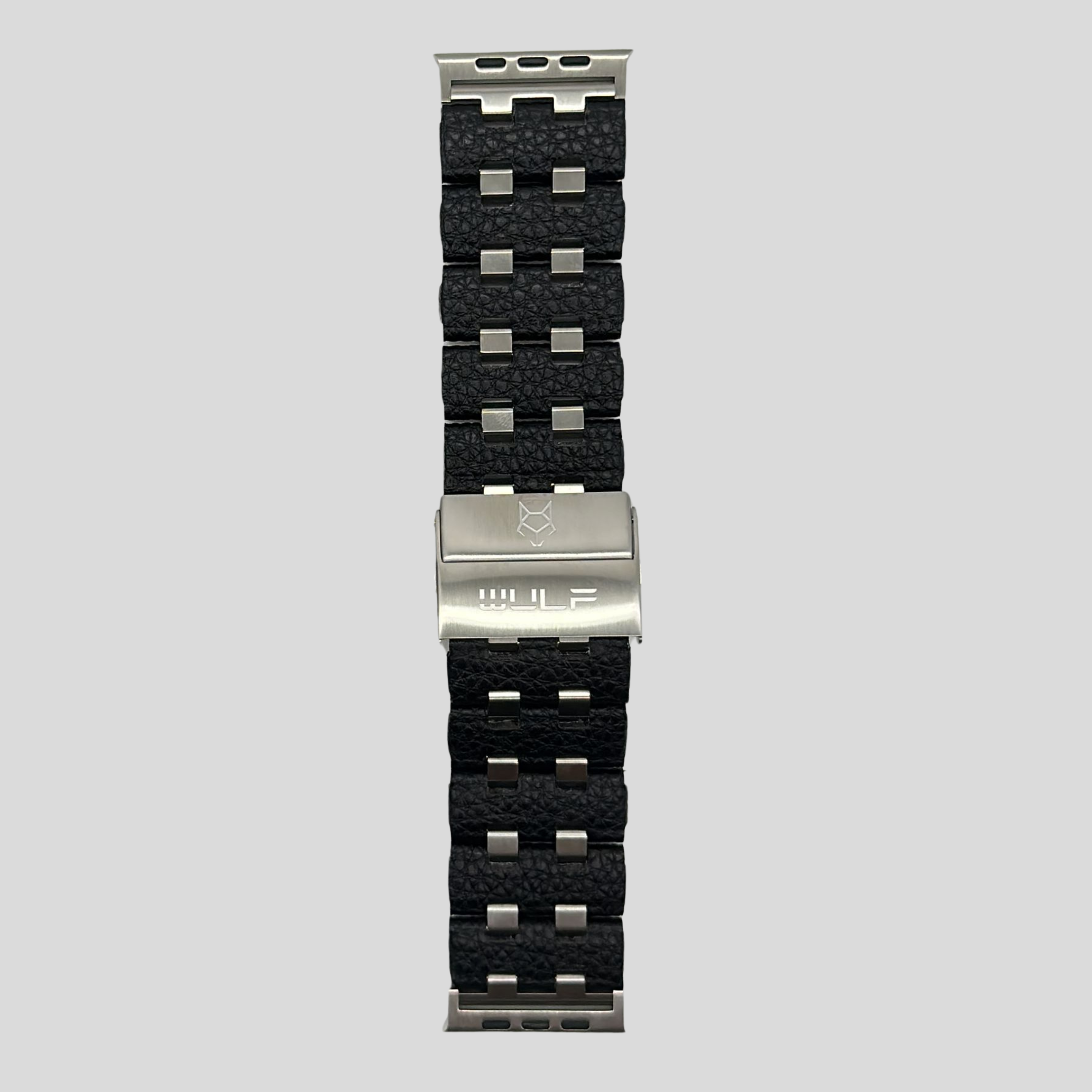 WULF 304L SS & Leather Watch Band - Made for the Apple Watch - 20% OFF Orders Over $80