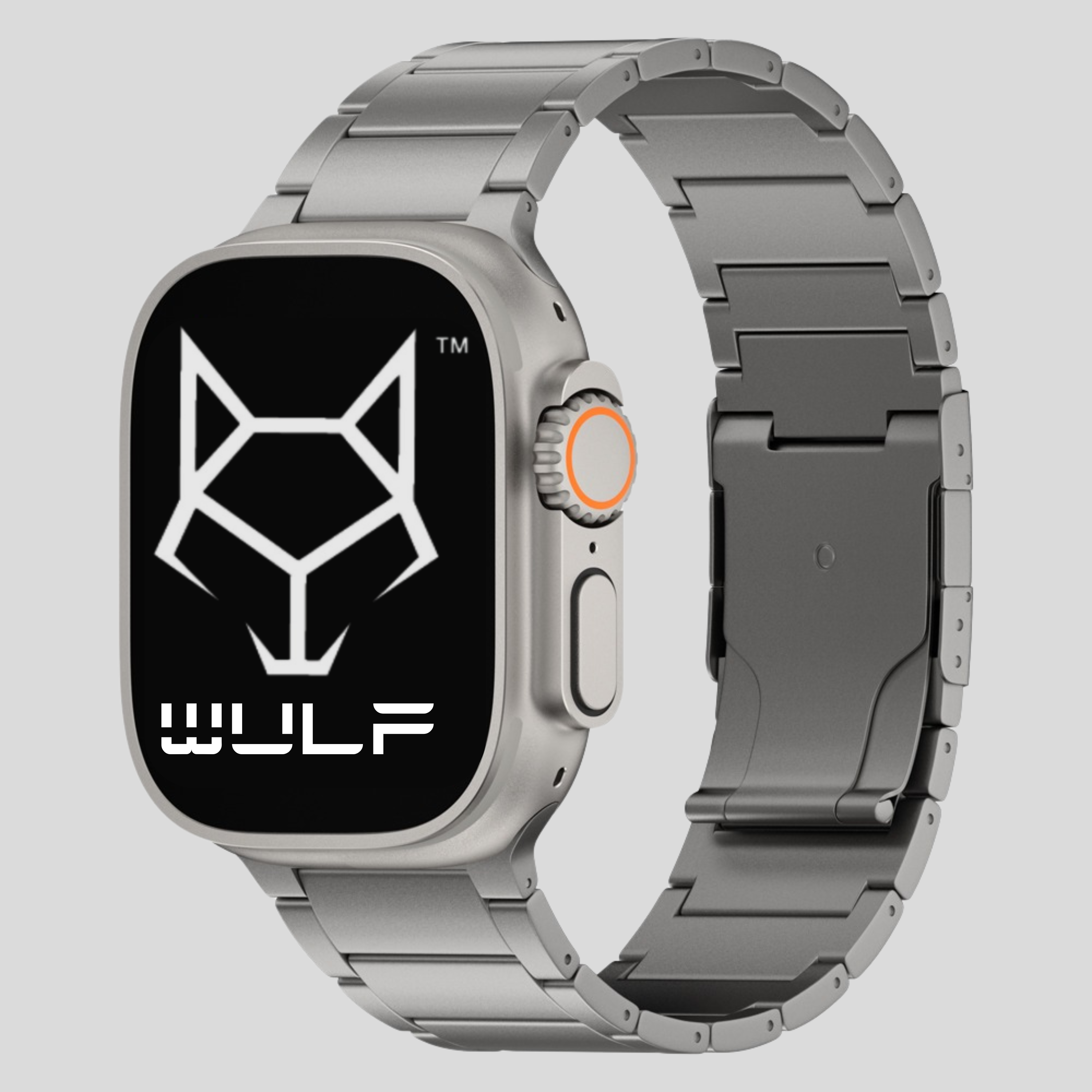 WULF Titanium Armor Watch Band - Made for the Apple Watch