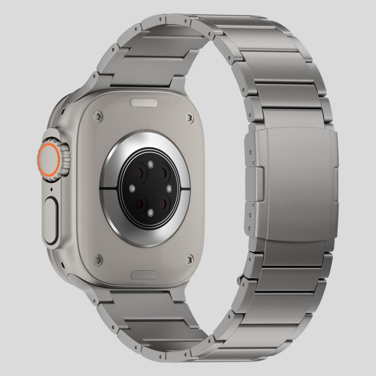 Silver Titanium IWatch Band