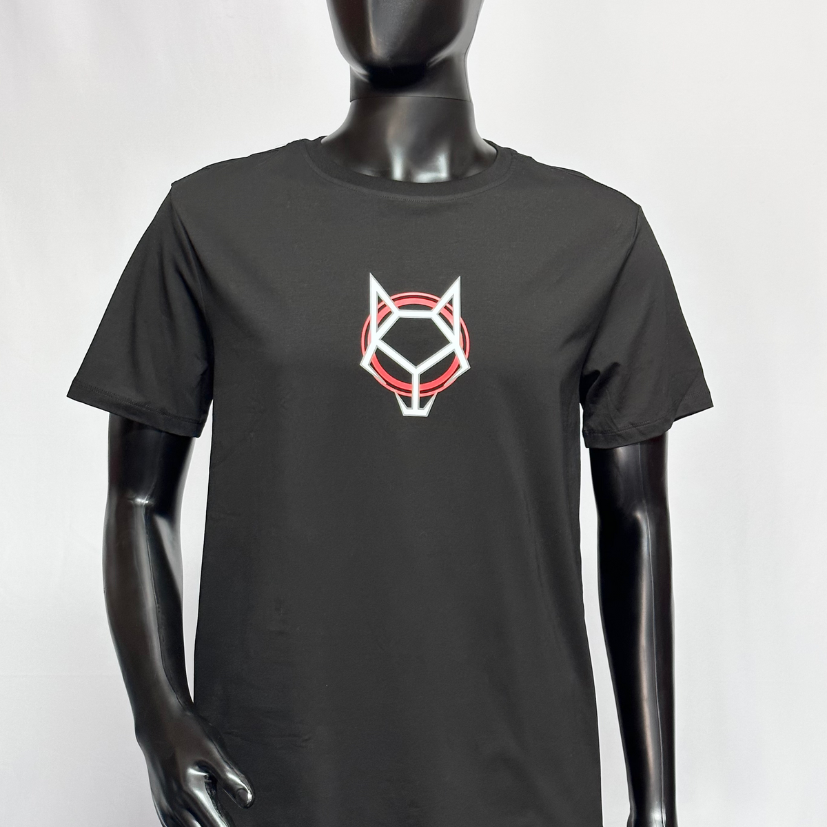 Men's T-Shirt Black with 2-Tone Wulf Icon