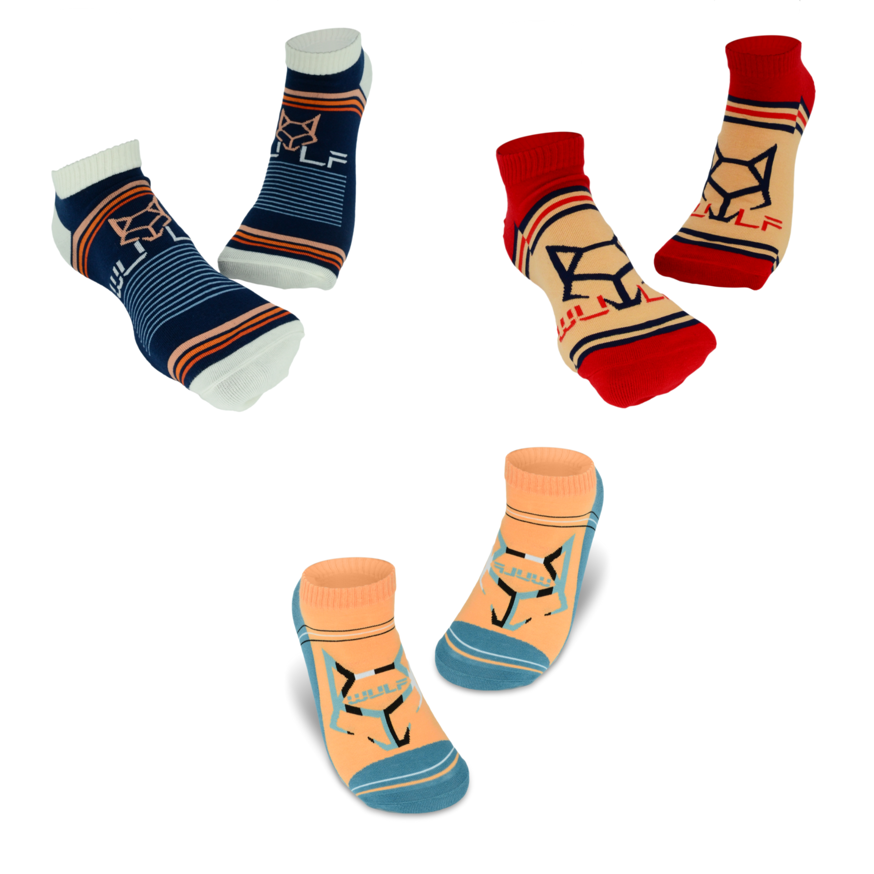 Womens Ankle Socks 3-Pack