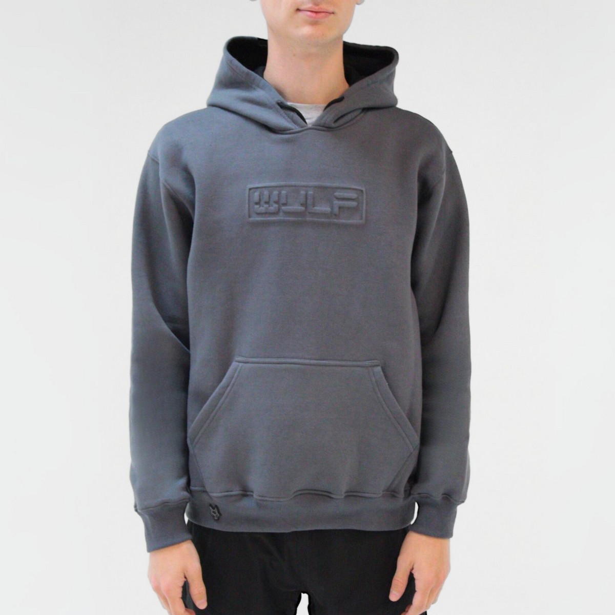 Men’s Kangaroo Pocket Hoodie Gray
