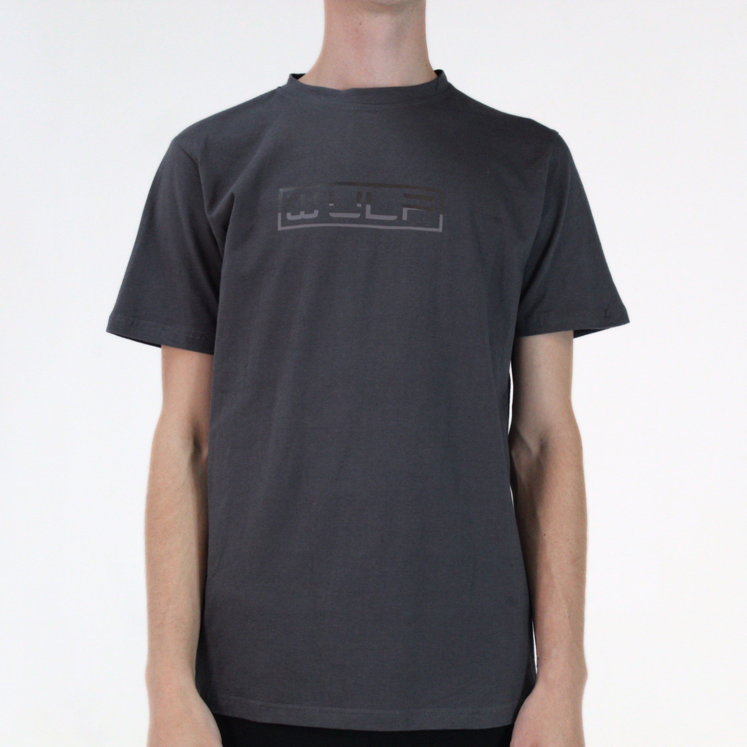 Men’s T-Shirt Dark Gray with Black Wulf Logo