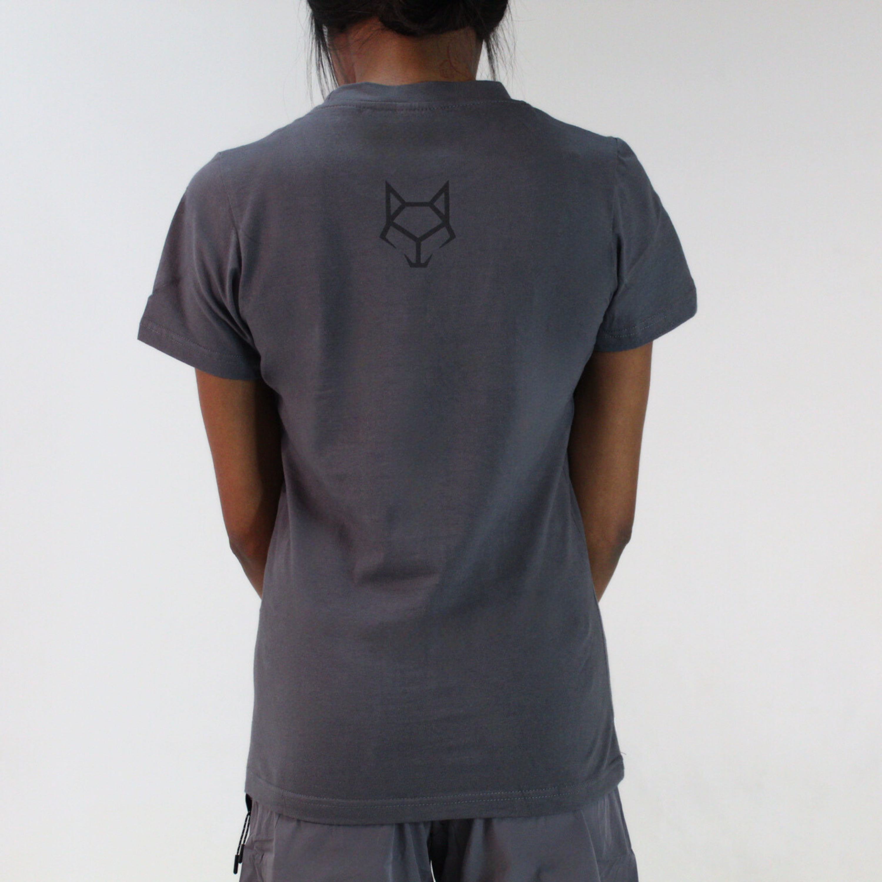 Men’s T-Shirt Dark Gray with Black Wulf Logo