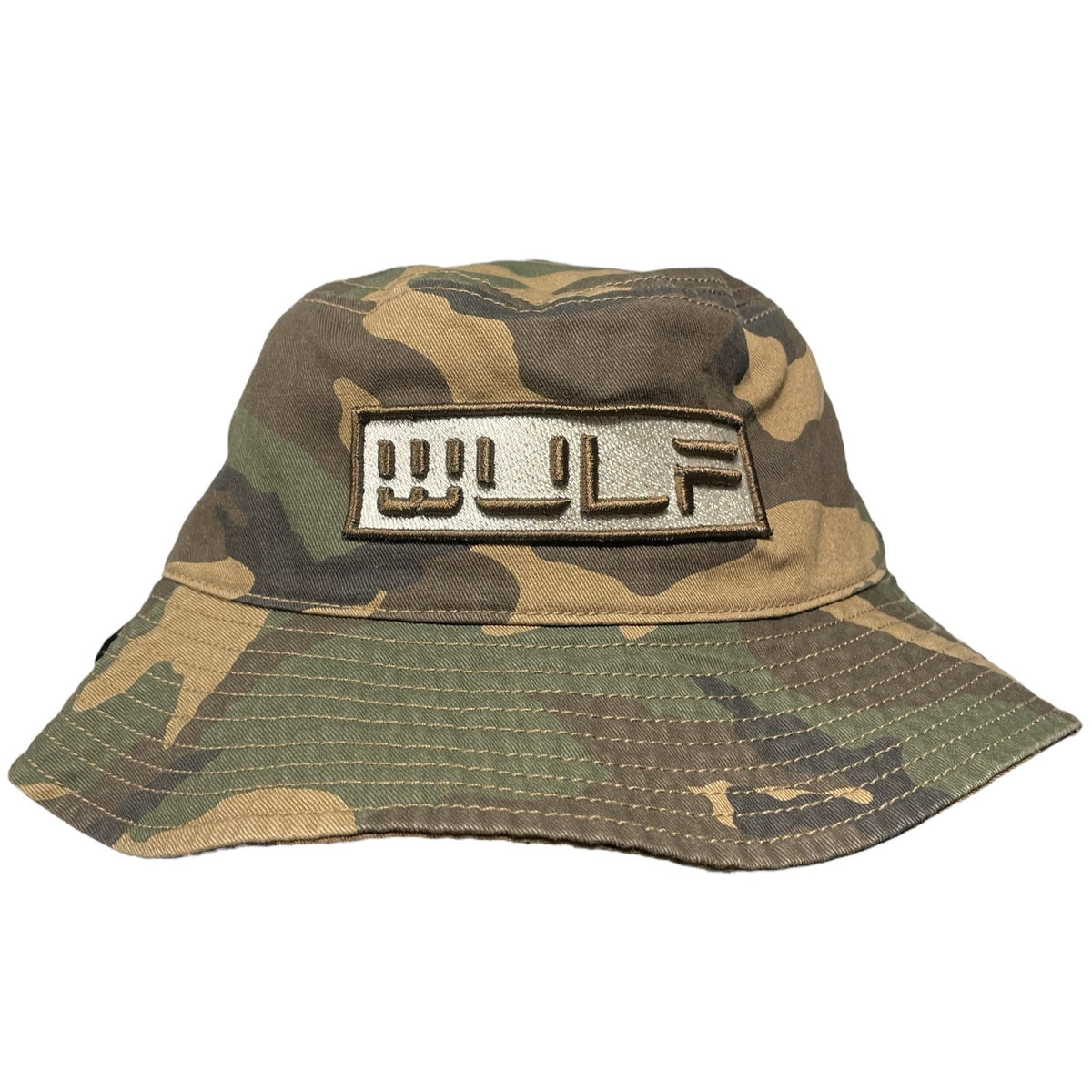 Camo Block Logo Bucket Hat