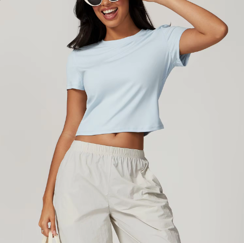 Flex & Flow Crop Tee