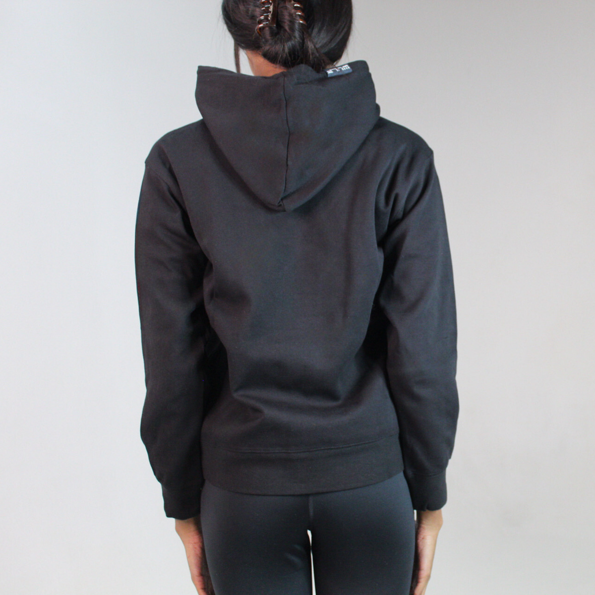 Women's Hoodie Black with Drip Logo