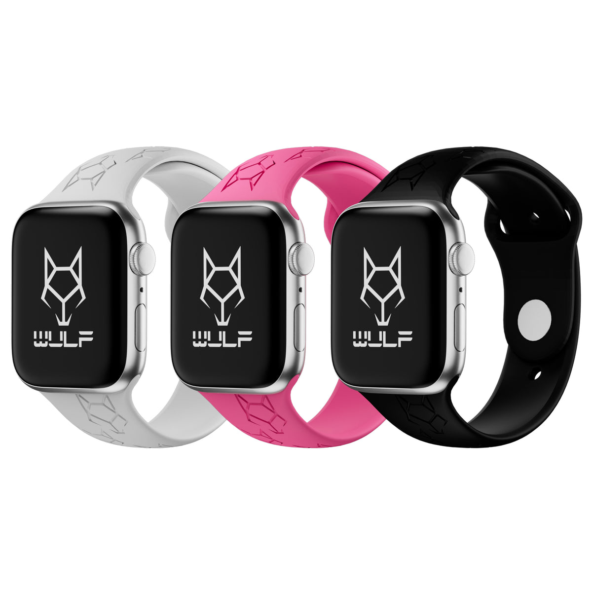 Wulf Sports Watch Band 3-Pack - Made for the Apple Watch