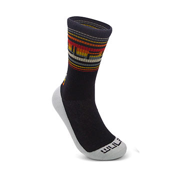 Introducing our sensational Women's Wulf-Wear Crew Socks, where business meets party in the most stylish way possible. These high-end athletic clothes for women feature a vibrant, multicolored cuff that instantly elevates your sock game with minimal effort. Make a statement with every step you take. 