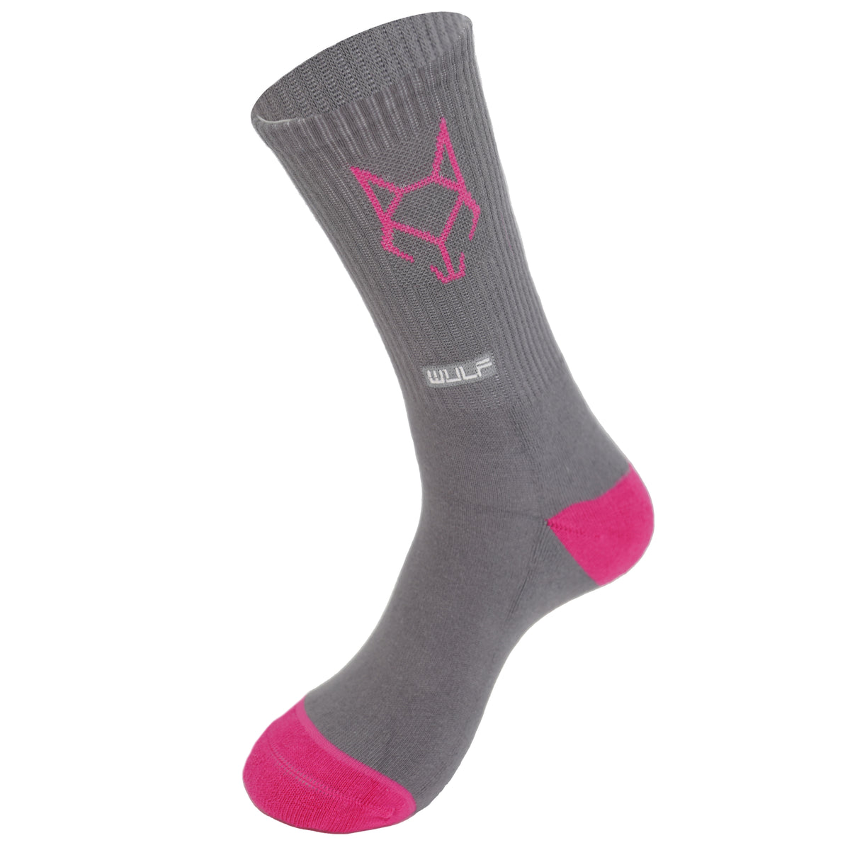 Women's Classic Crew Socks - Multi Color Wulf pack of 4